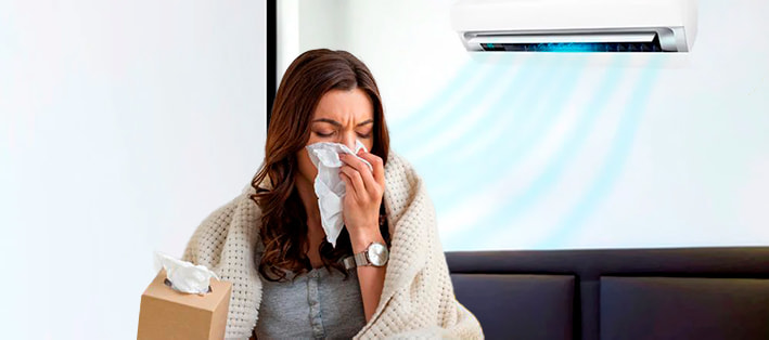 Consejos para evitar enfermar por el aire acondicionado