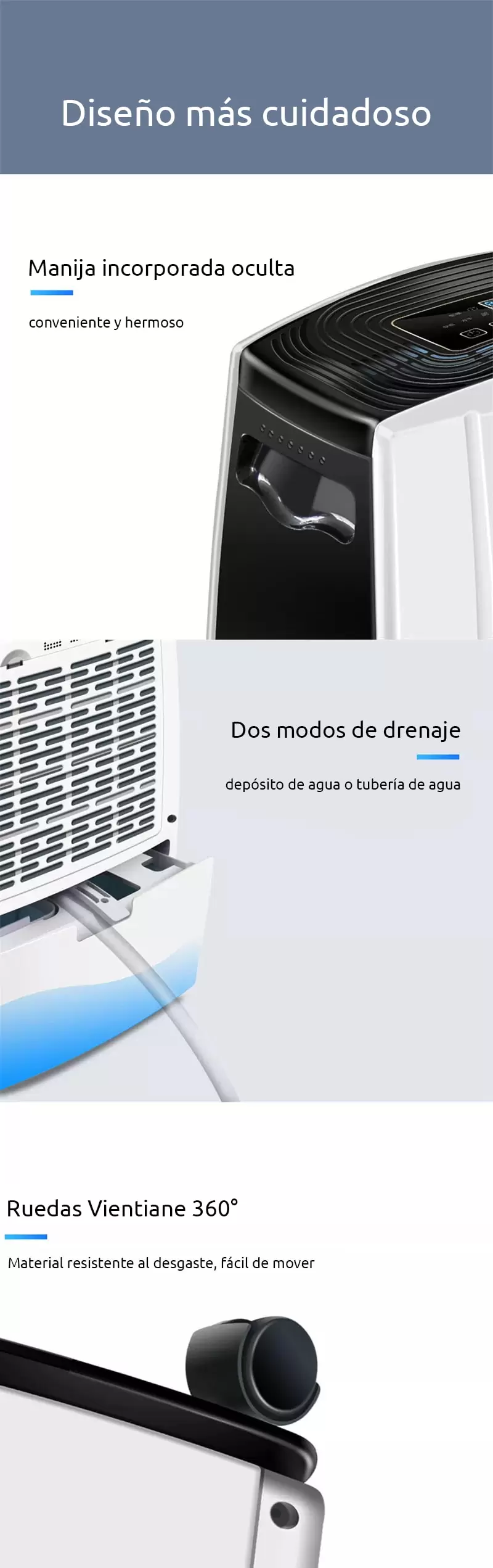 Deshumedecedor MS-956B para 80 m²