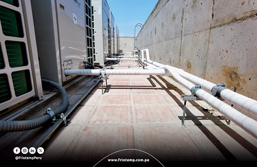 Tuberías para Aire Acondicionado DVM S2 Samsung – Colegio Los Álamos