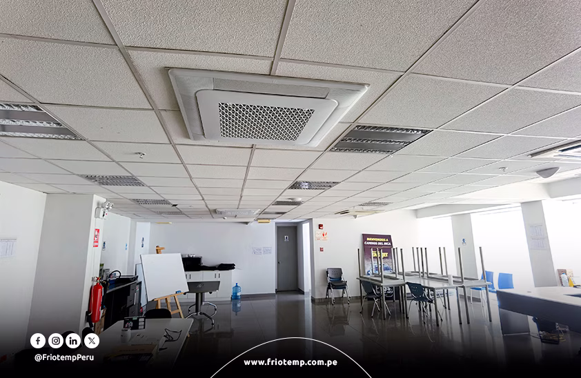 Cassette 4V WindFree Samsung en Edificio Zafiros