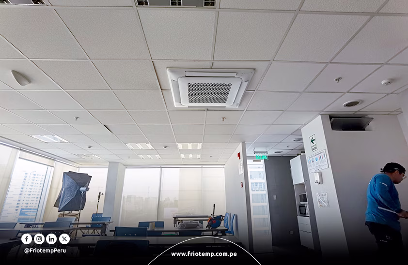 Cassette 4V WindFree Samsung en Edificio Zafiros